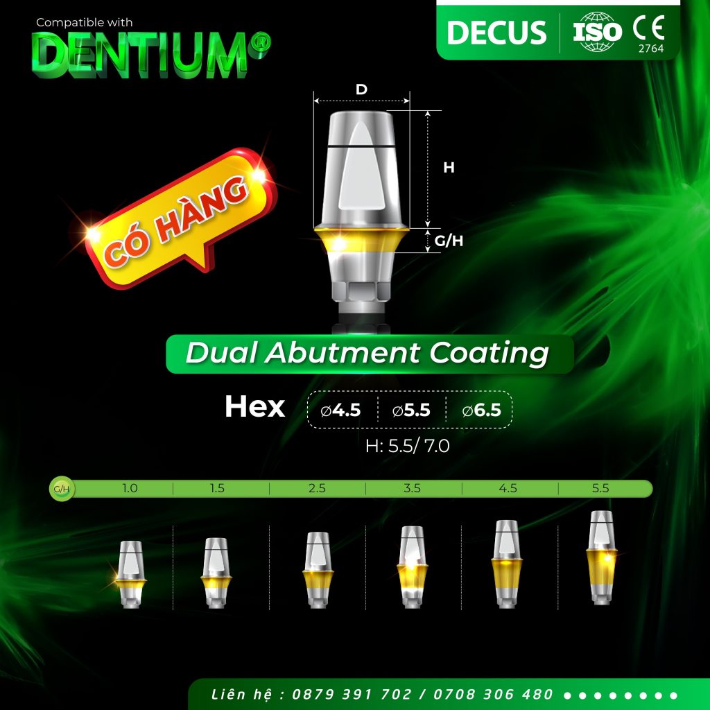 Dual Abutment trong Implant Nha Khoa